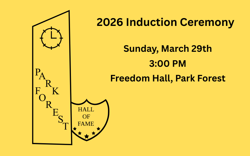 The 2026 Park Forest Hall of Fame Induction Ceremony