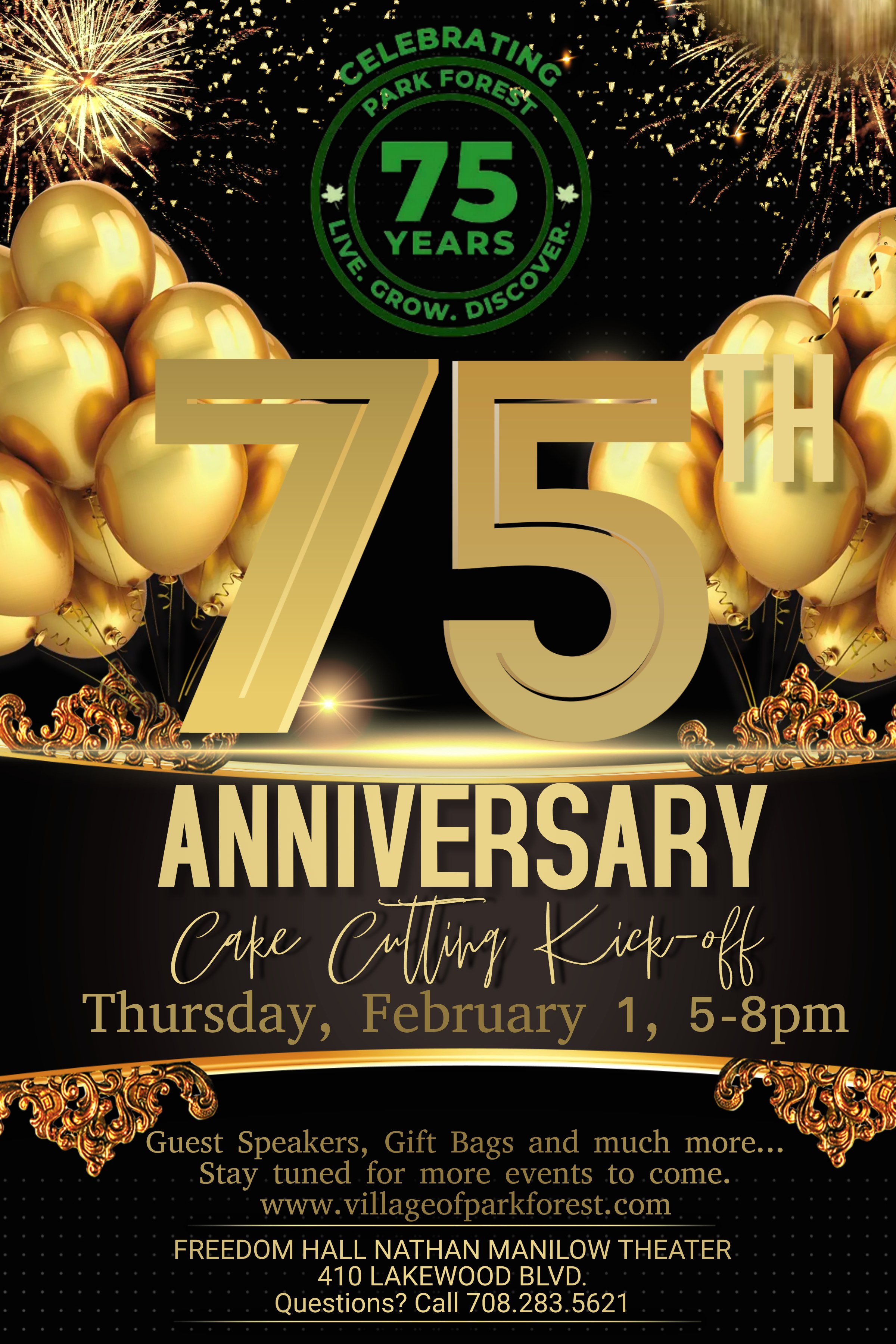 75th Anniversary Flyer